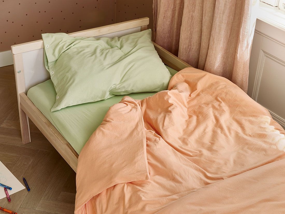 Drap-housse enfant jersey vert pistache